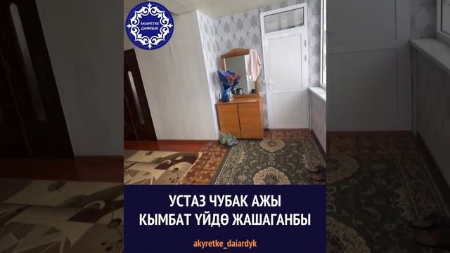 Устах Чубак аажы кымбат уйдо жашаганбы?