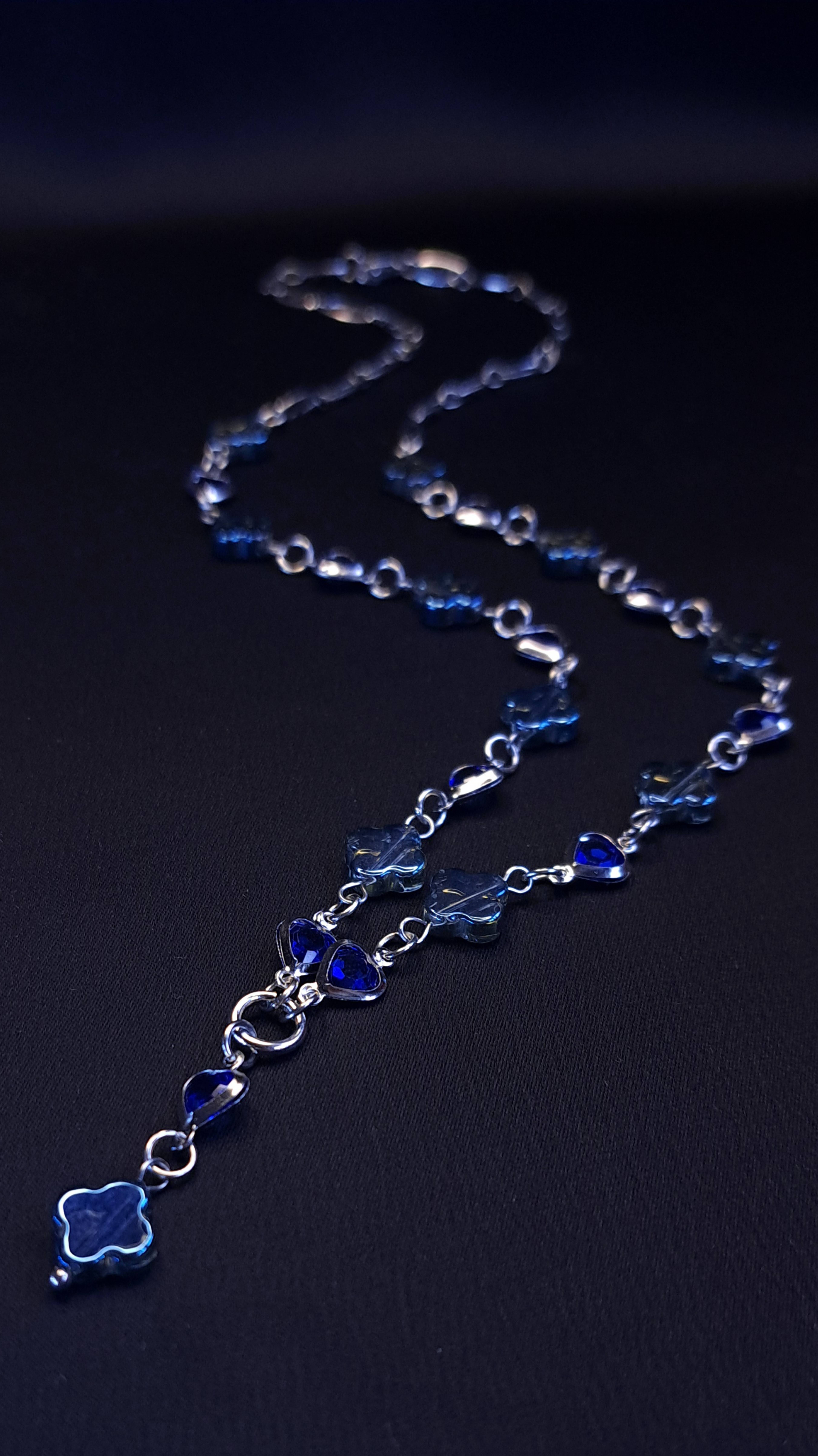 Колье "Glaçons Bleus"