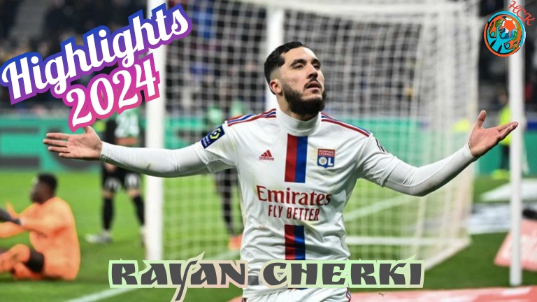 Rayan Cherki. Highlights, goals, assists, skills. 2024.
