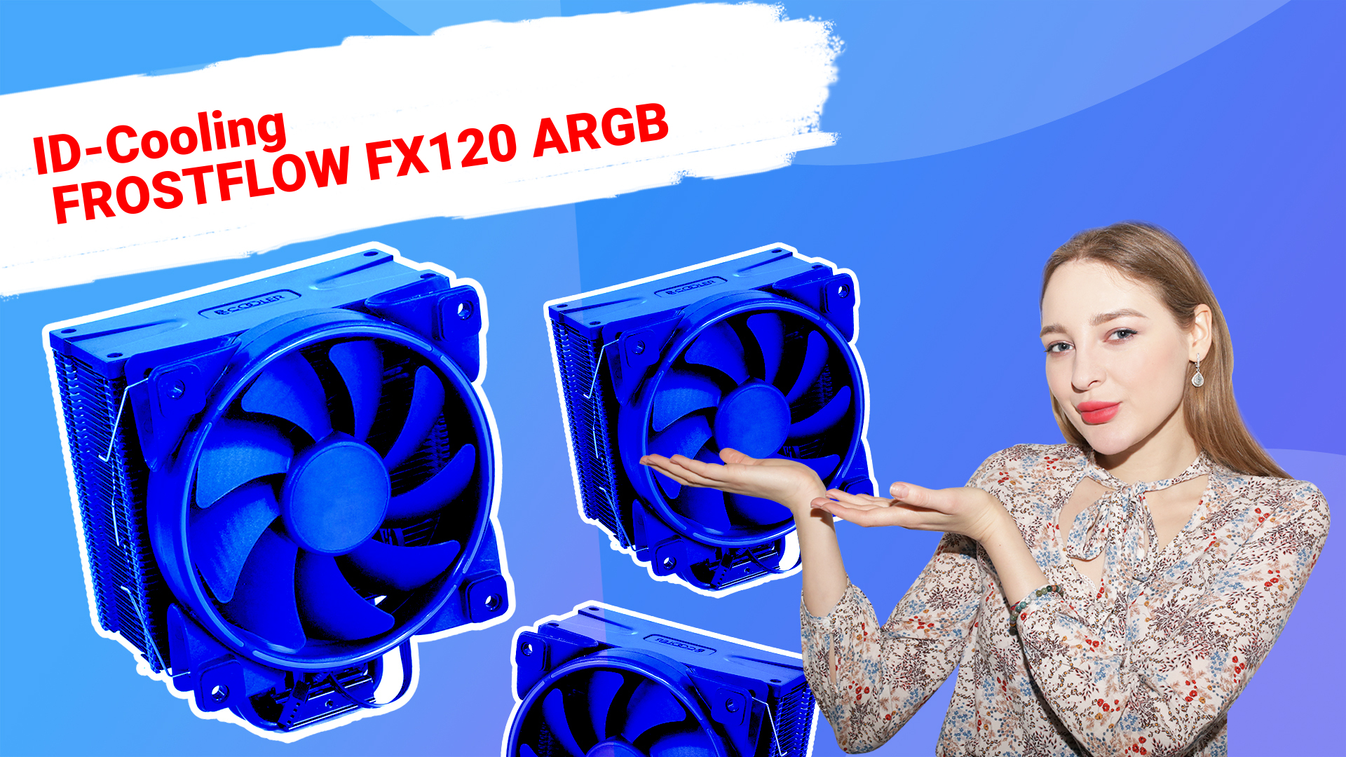 НИКС Компьютерный Супермаркет: видео про Система водяного охлаждения ID-Cooling FROSTFLOW FX120 ARGB