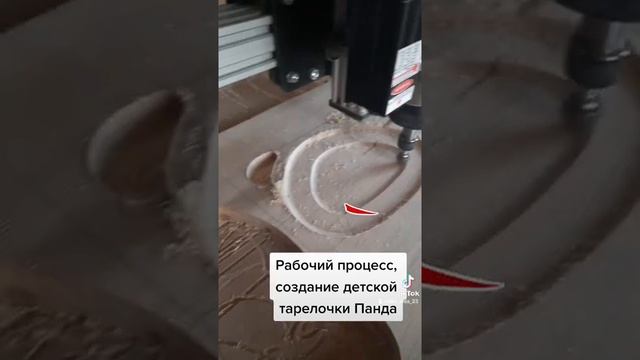 Изготовление детской тарелочки из дерева