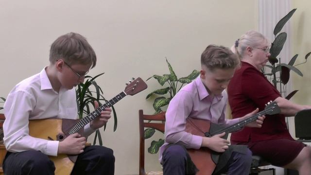 Алексеев Иван и Некипелов Алексей (балалайка) - Вариации на тему р. н. песни Во поле берёза стояла