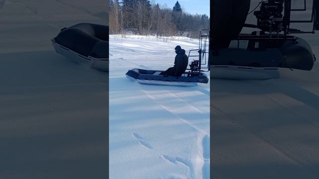 мини аэролодка