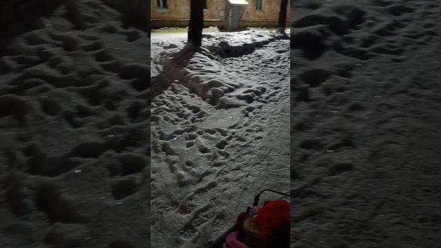 серебристый снег ❄️