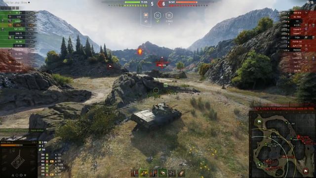 Мир танков. WOT. Великолепный бой на STB-1 и медаль Колобанова!