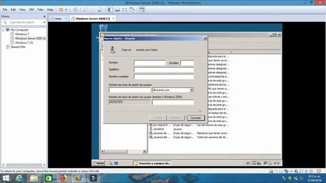 Configuracion de Windows server 208