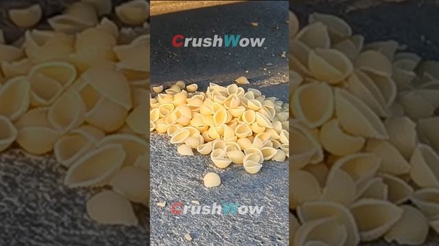 Car vs Pasta #asmr #experiments #pastaunderwheel #carcrushespasta