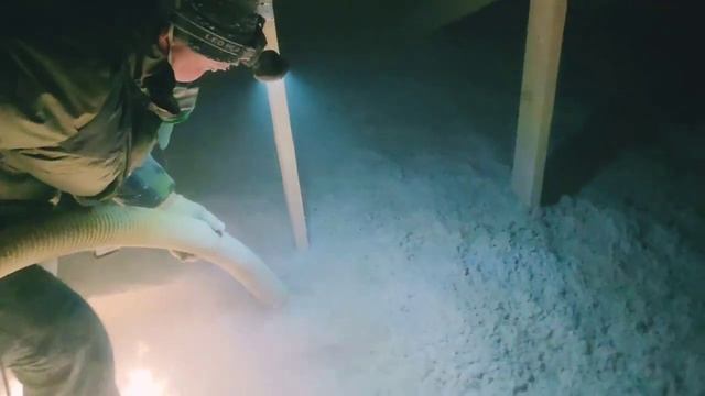 Утепление чердачного перекрытия эковатой ECOWOOL