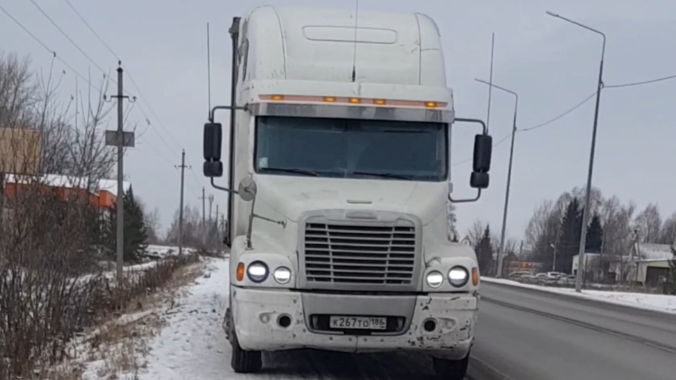 Поломки 🚛заплатки 🔥приключения уходящего года🇷🇺#freightliner #automobile #дорога #driver #работа