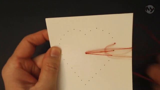 Изонить 63 - Сердце. Вариант 1