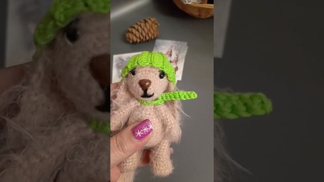 Вязаные игрушки. новая пряжа.