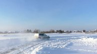 Субару на озере. Зимний дрифт. Покатушки на озере.Дрифт на озере.