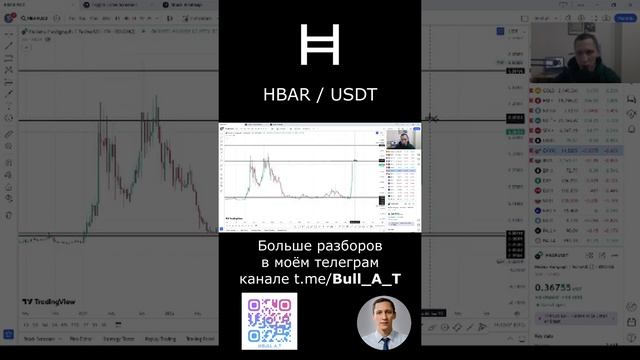 Куда пойдет HBAR (Hedera Hashgraph) - аналитика, тех.анализ #shorts #криптовалюта #hbar #альткоины