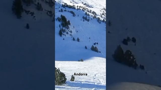 Горнолыжный курорт горы Пиренеи Андорра