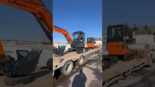 Отгрузка двух мини экскаваторов Lonking 6020 и 6035