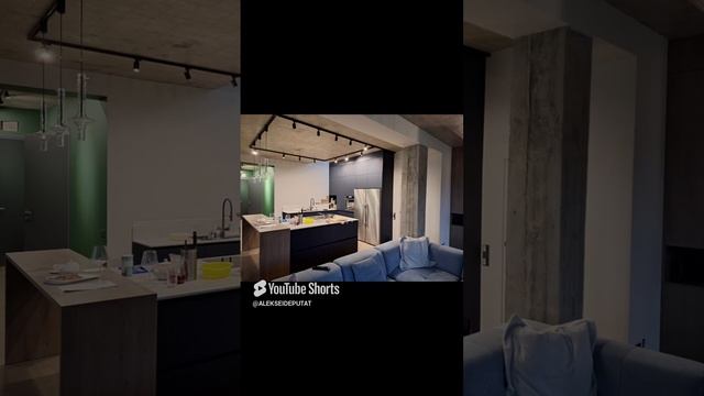 Кухня с вытяжкой на острове! #kitchen ##music #kitchendesign #milwaukee #festool #diy #decor #home