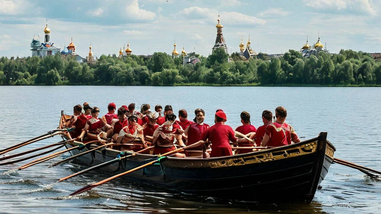 Вниз по Волге-реке.