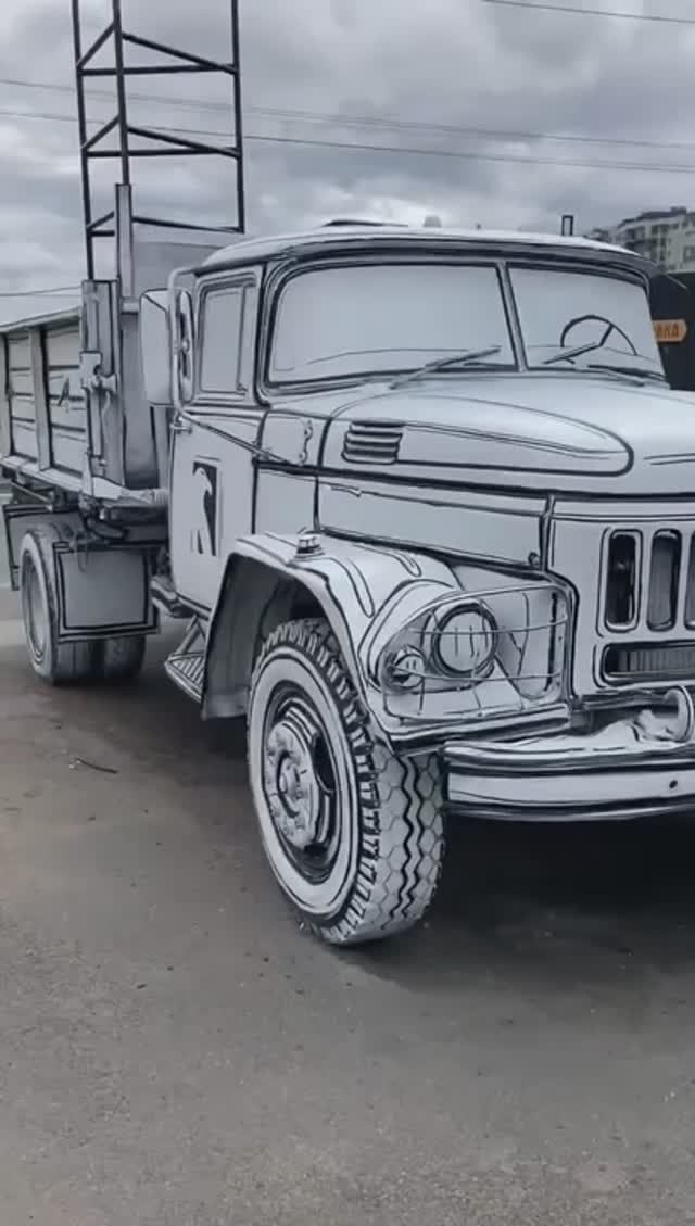 Нарисованный ЗиЛ