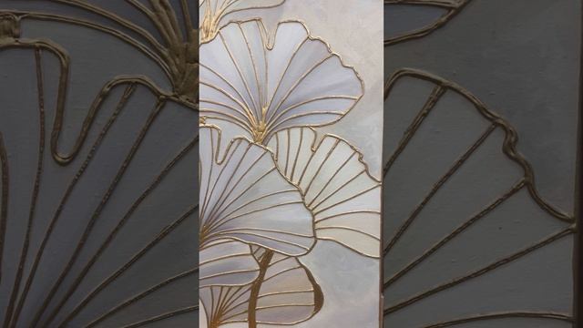 Рельефная картина «Лотосы» 40х60