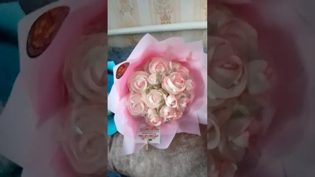 букеты из зефира