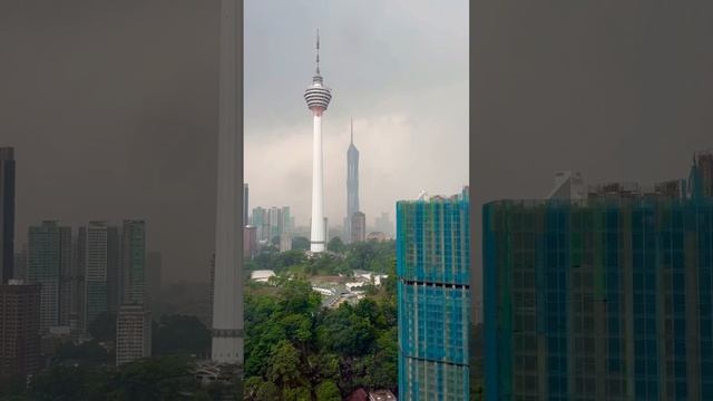 Гроза в Куала-Лумпуре - красота и страх  Thunderstorm in Kuala Lumpur -  beauty and fear