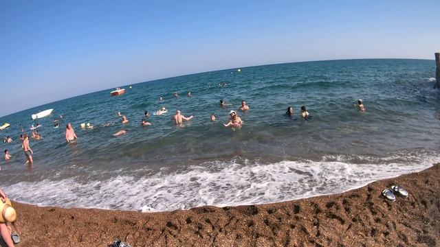 Море и пляж перед ужином, Club Hotel Sera, Antalya 18.06.2024