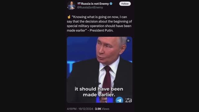 19.12 Путин обхитрил репортера NBC. Вызов Орешника. GB войска на Украине. Урсула дарит Эрдогану 1B$