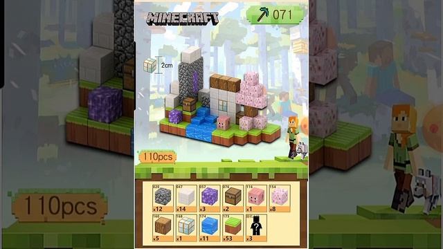 Магнитный конструктор minecraft от MagicOne