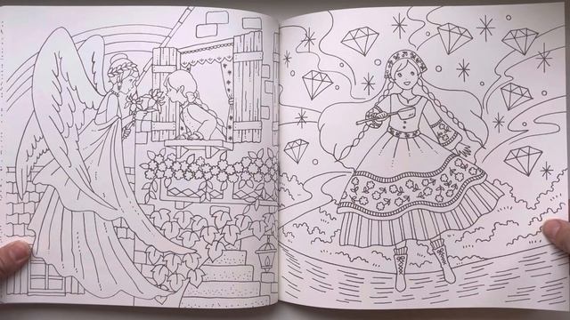 Fairy and magical kingdom journey Листаю раскраску