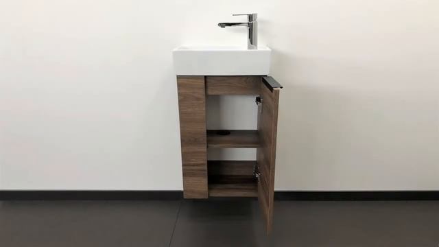 Мебель для ванной комнаты Comforty Асти 40 дуб темно-коричневый