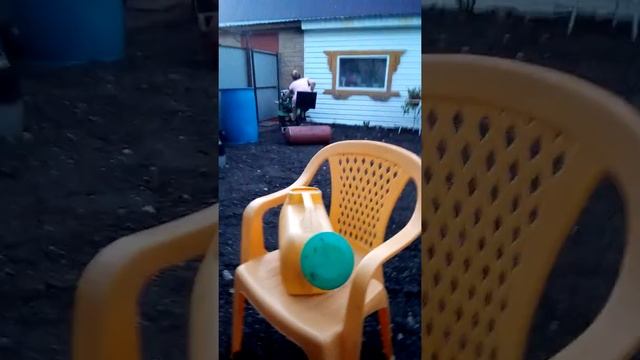 Испытания самодельного катка для асфальта