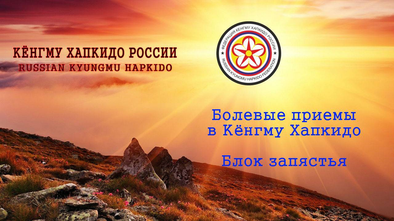 Болевые приемы в Кёнгму Хапкидо. Блок запястья. (Базовый вариант)