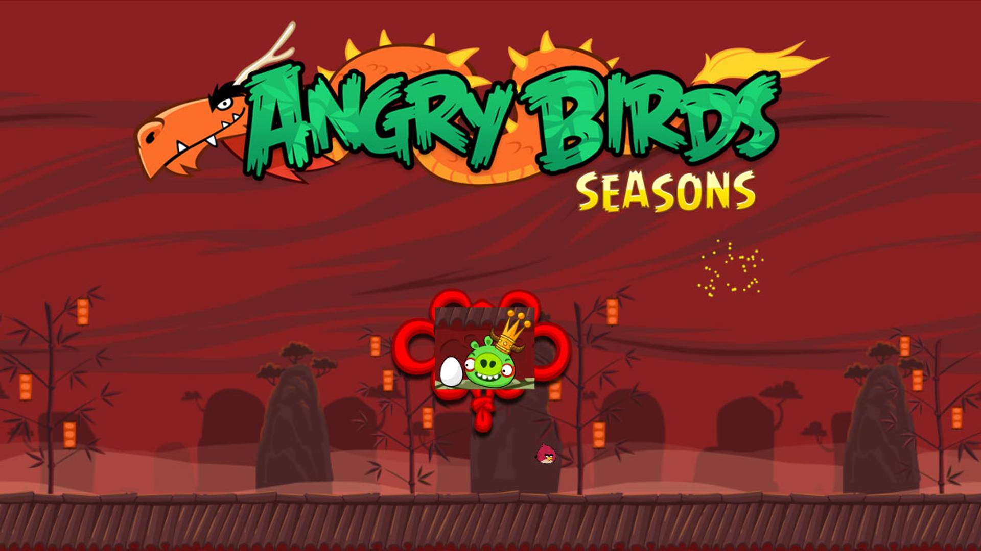Angry Birds Seasons. Year of The Dragon (level 1-2) 3 stars. Прохождение от SAFa