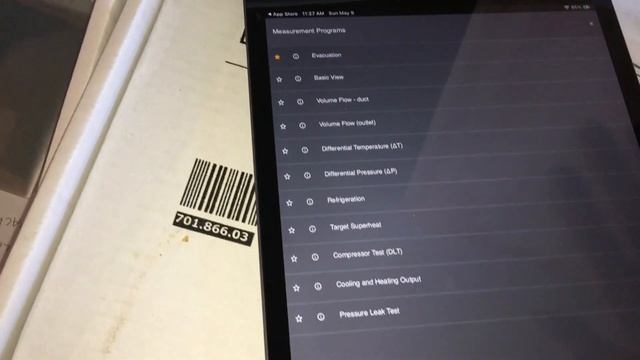 TESTO 552i software Bluetooth connection problem solved. Just go buy a new iPad with 552 I purchase