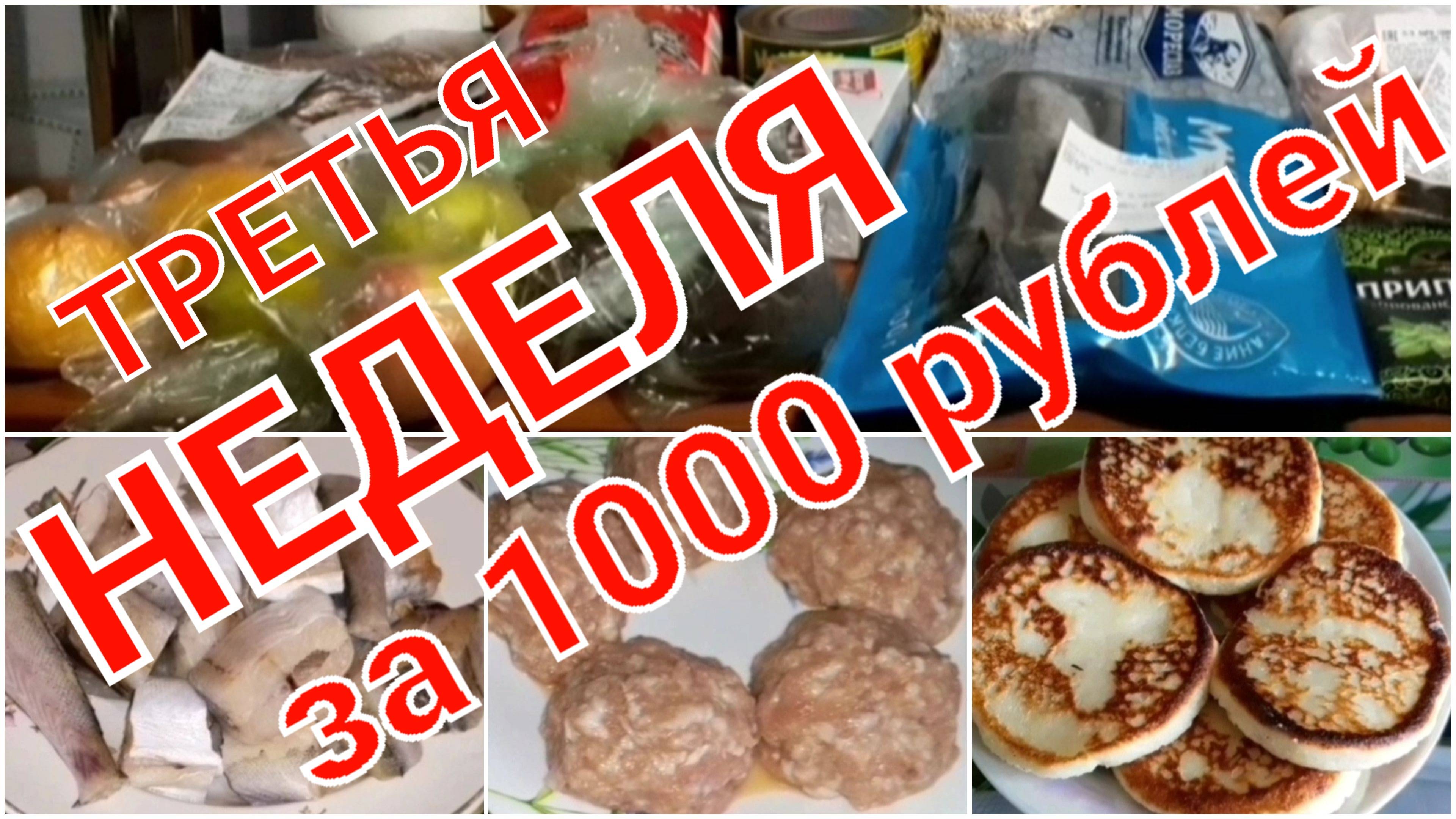 КАК ПРОЖИТЬ НЕДЕЛЮ ЗА 1000 РУБЛЕЙ В 2024 ГОДУ // ТРЕТЬЯ НЕДЕЛЯ