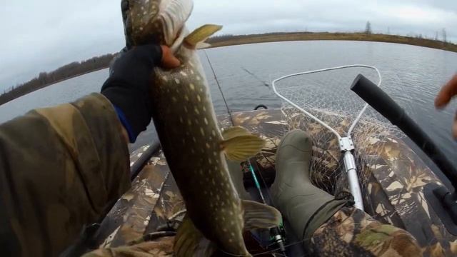 Ловля щуки в ноябре на спиннинг, блесну и плавучие поставушки.