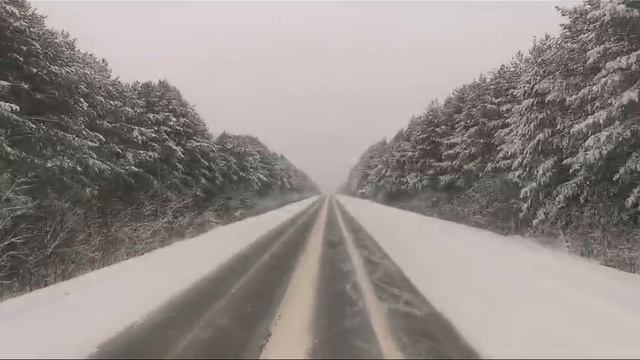 Зимняя дорога дальнебоя....