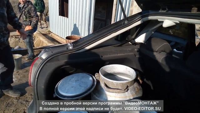 Поездка на рыбзавод /Зарыбление пруда / Запустили малька/
