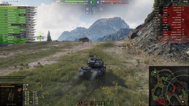 Мир танков. WOT. Бой на AMX 50 B и 7.5К урона.