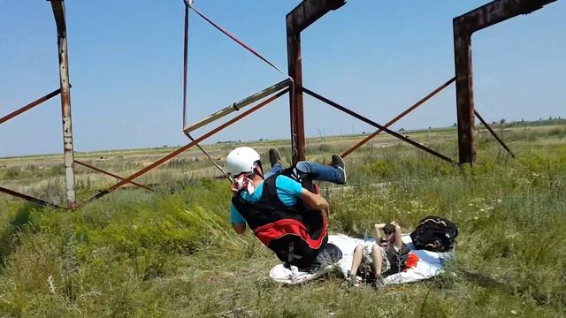 Тренировка применение запасного паращюта