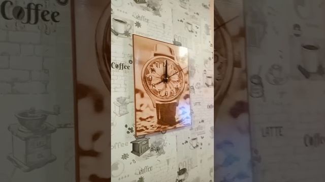Часы настенные! Выжигание по дереву