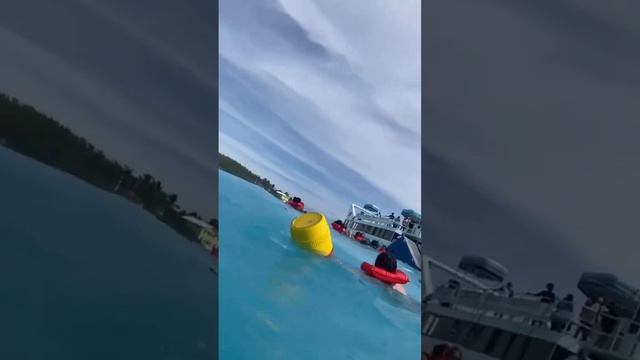 Крушение парома на Багамах от первого лица