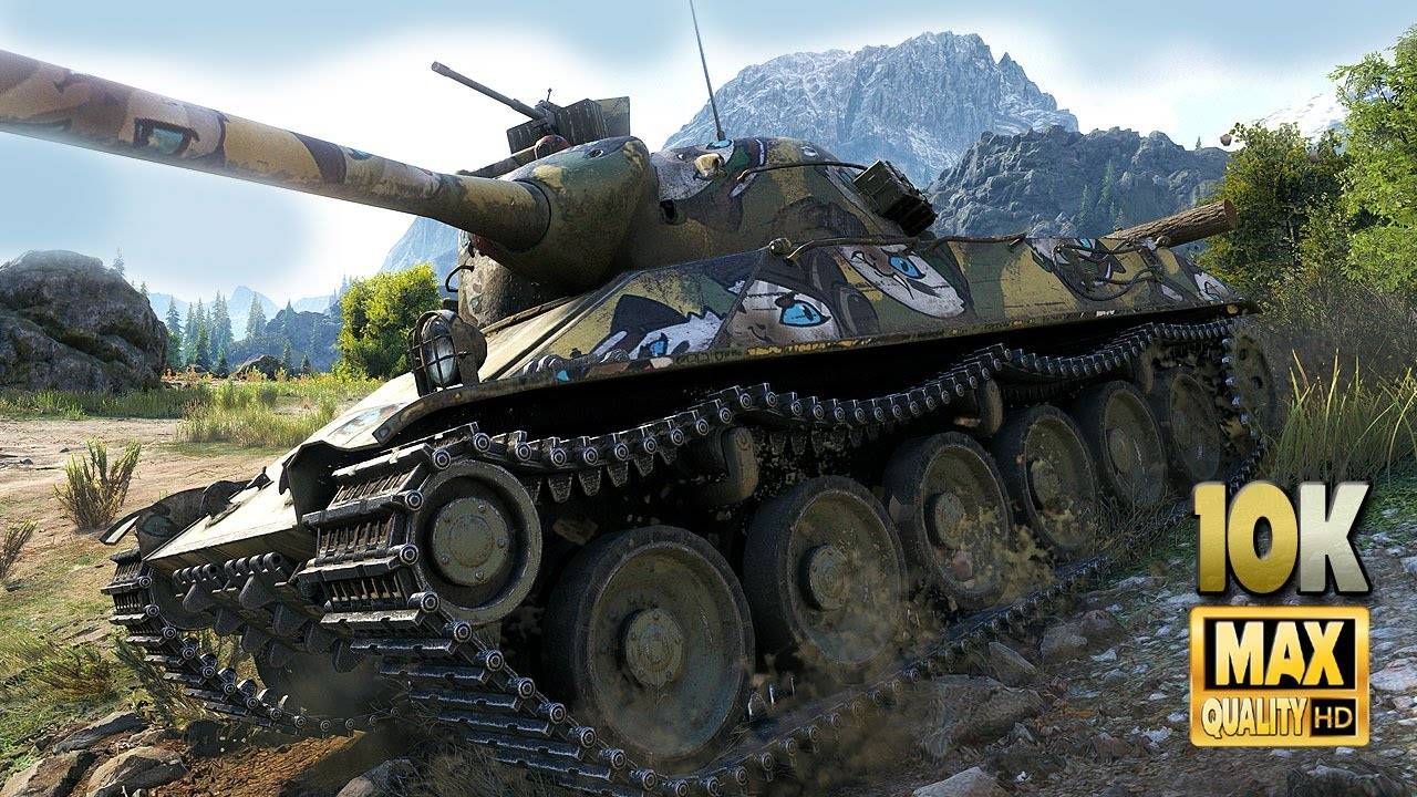 TVP T 50/51: необычная позиция для большого урона - World of Tanks