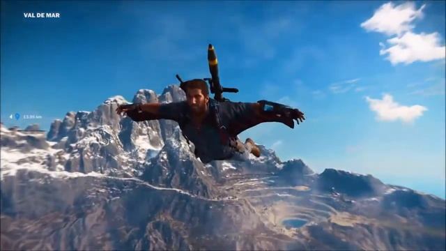 Skydiving From The Highest Point In The Map!!! ( Just Cause 3 Stunting )