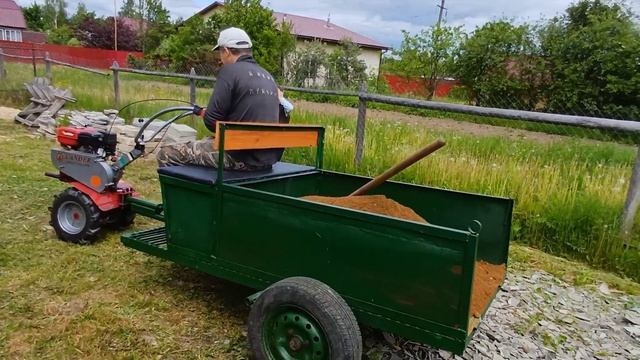 Обзор самодельного прицепа для мотоблока