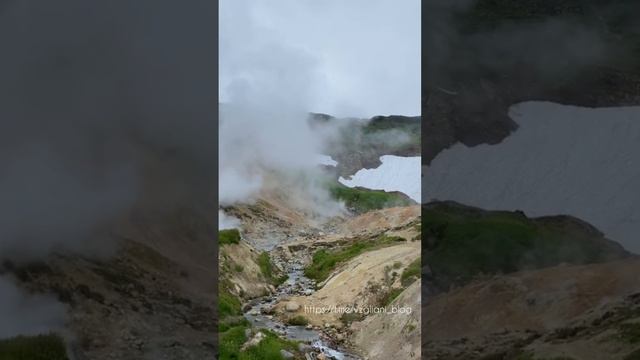 Малая долина гейзеров, Камчатка💨💨💨https://t.me/vzgliani_blog #nature #travel #shorts #video #like