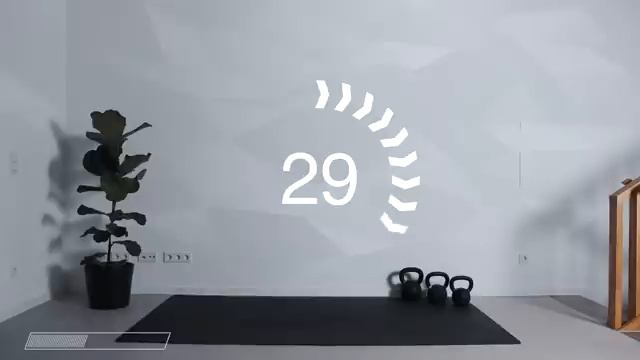 30 minute Kettlebell + Bodyweight Full Body Workout (ABS & Strength Supersets)