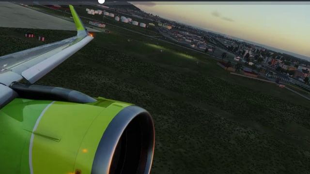 X Plane12 взлёт глазами пассажира