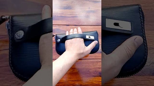 clutch bag leather diy. Кожаный мужской клатч. Клатч ручной работы.