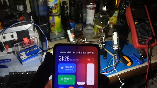 Индикатор звука на 6е2п